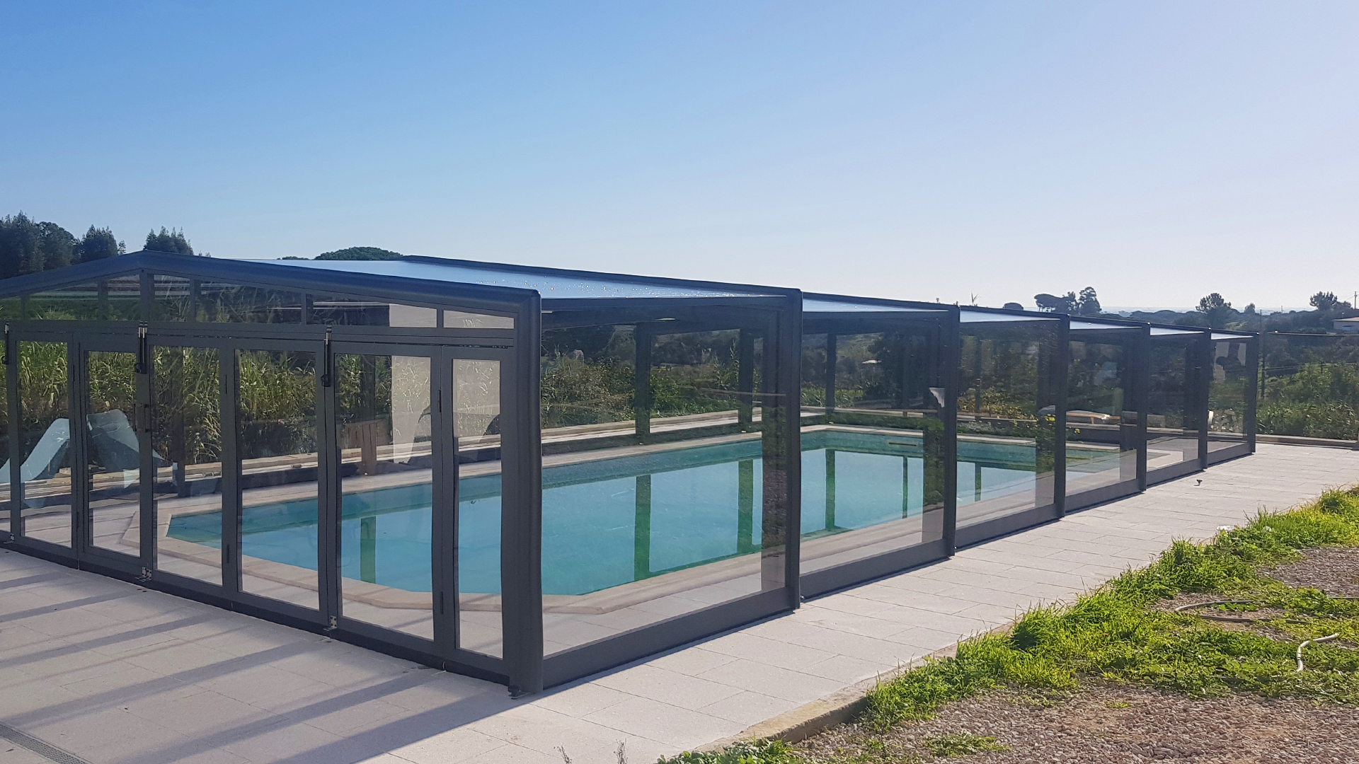 Abris de piscine semi-hauts - CoverAbri - Abri en kit