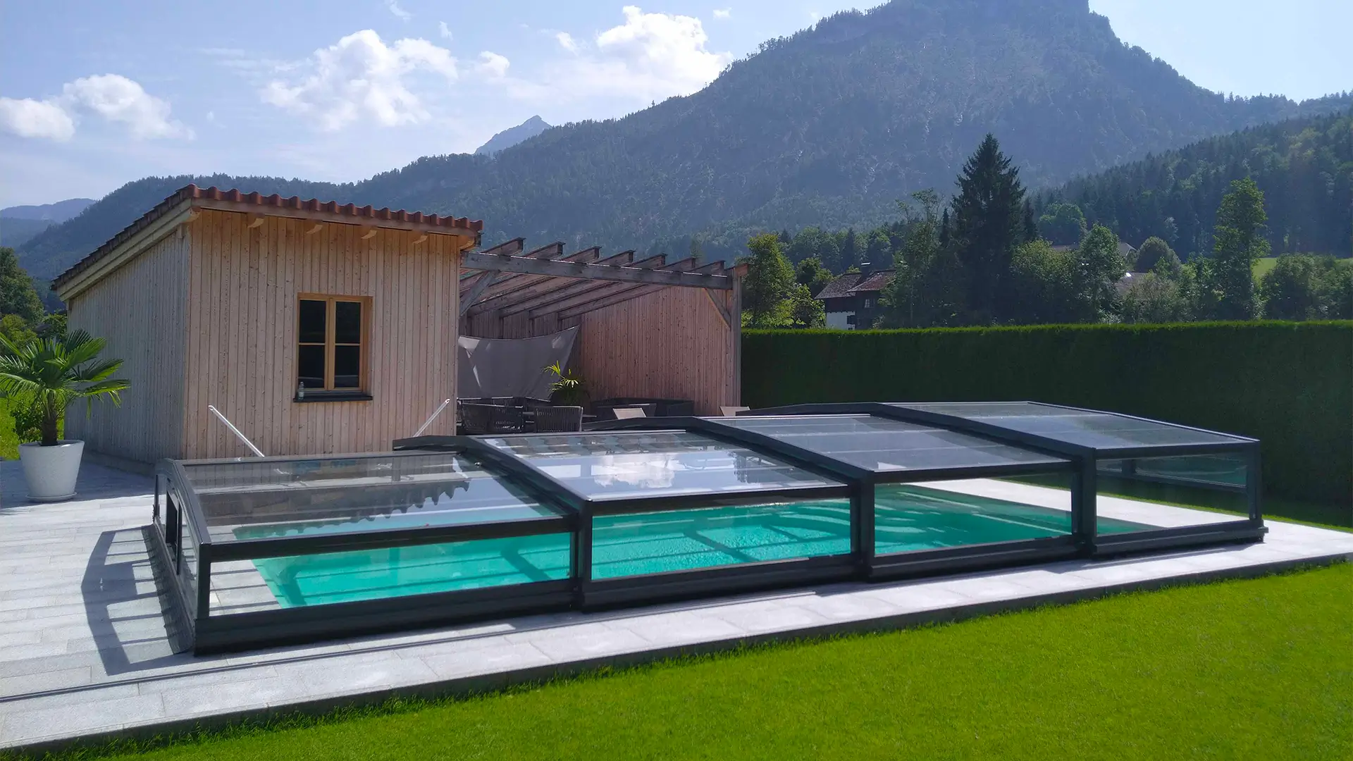 Abris de piscine bas - Abris Piscines Conseils Abris de piscine bas - Abris Piscines Conseils