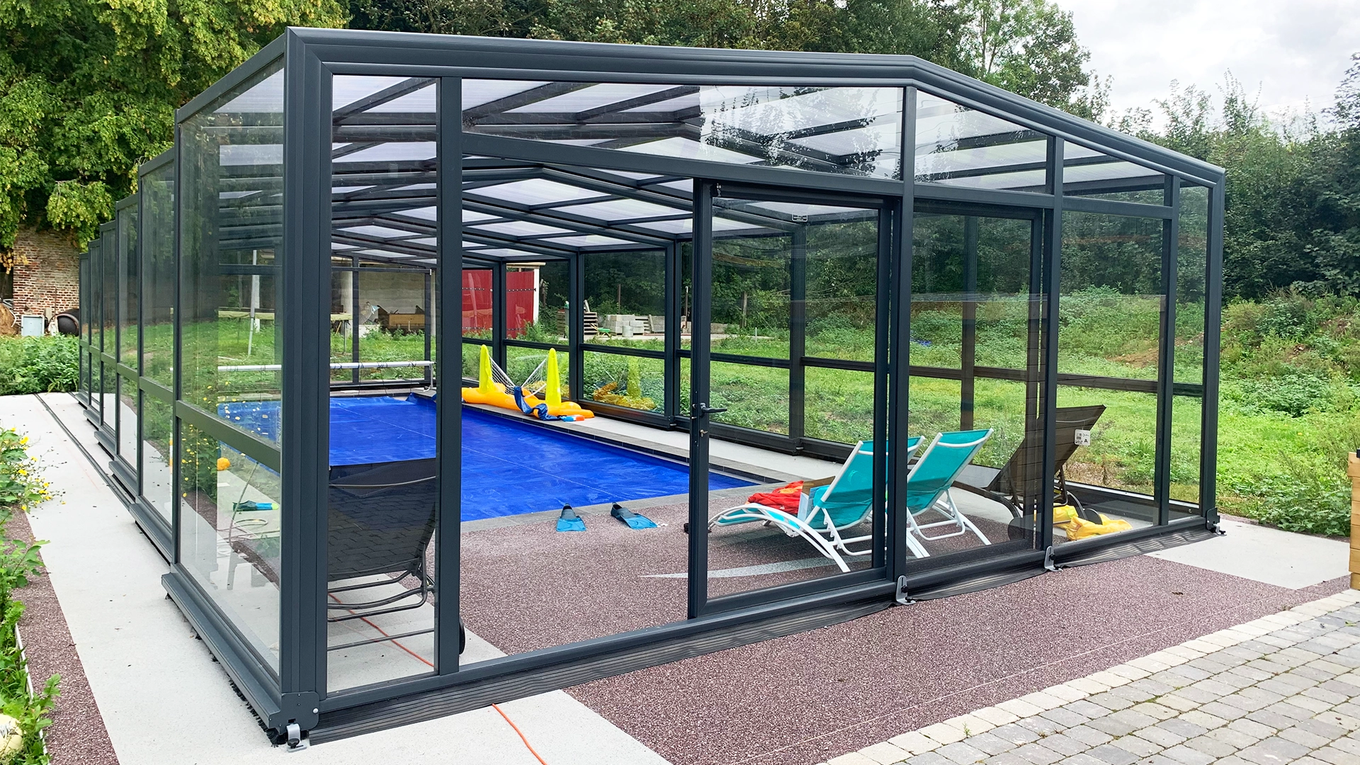 Abris Piscines Conseils Lille (59) - Abri haut de gamme en verre Securite Abris Piscines Conseils Lille (59) - Abri haut de gamme en verre Securite